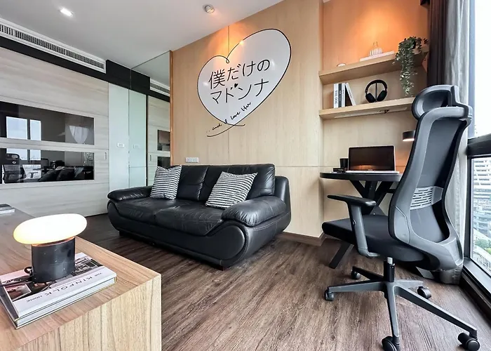 Appartamento Transquil Modern 1br - Ultra Fast Wifi - Bts Ari Bangkok