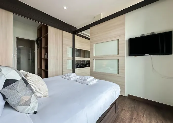 Transquil Modern 1br - Ultra Fast Wifi - Bts Ari